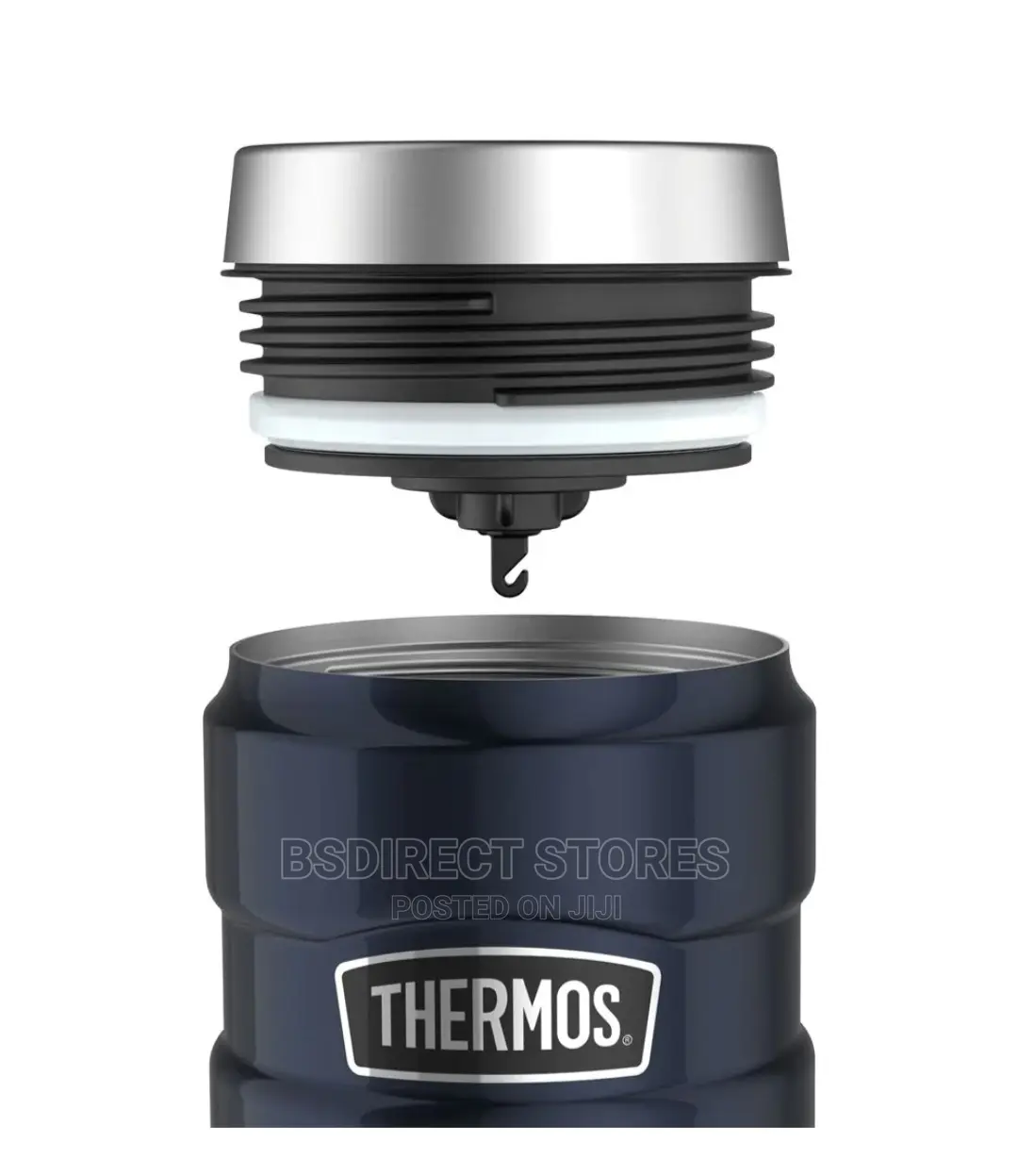 Thermos MIDNIGHT BLUE Stainless Steel King Travel Tumbler