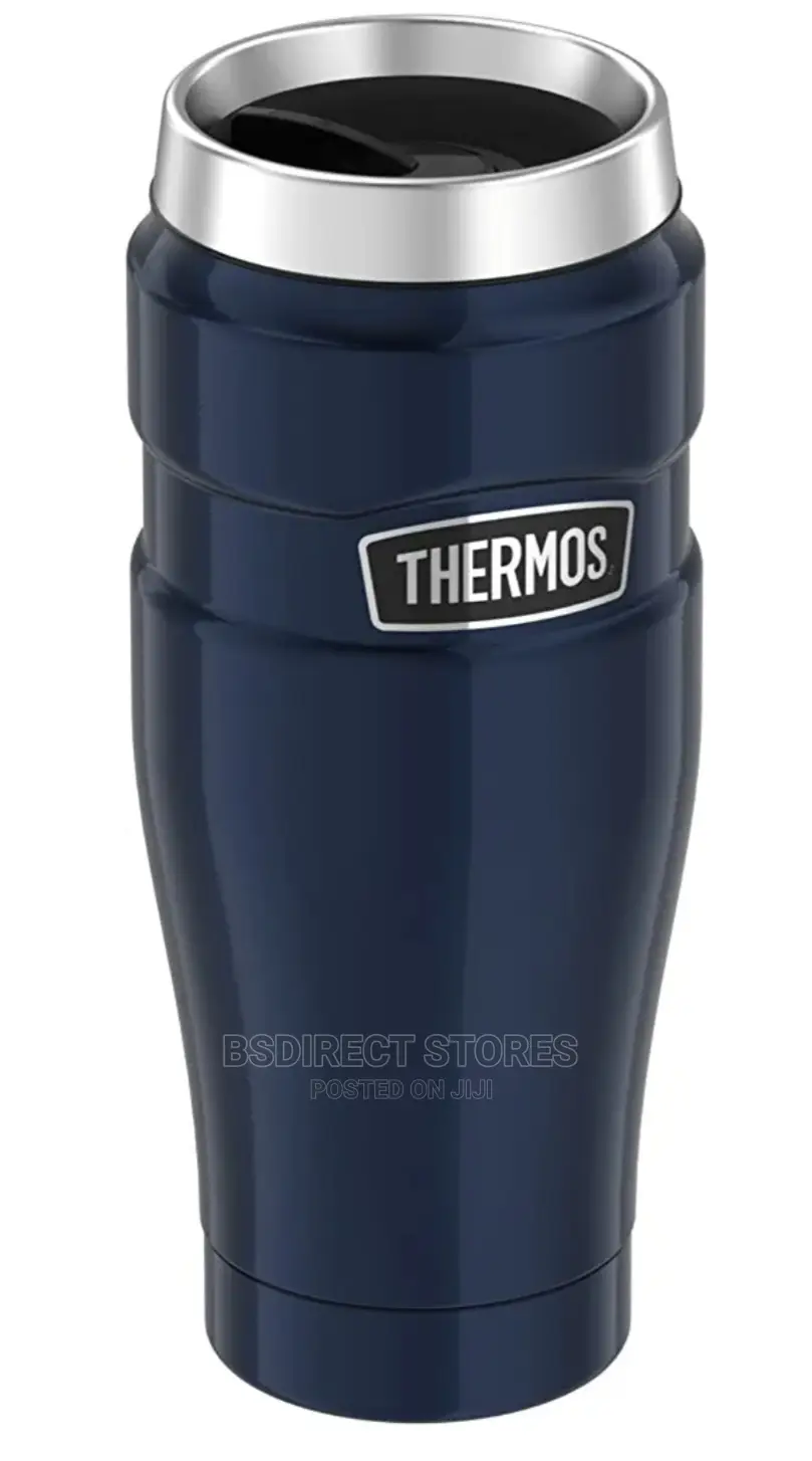 Thermos MIDNIGHT BLUE Stainless Steel King Travel Tumbler