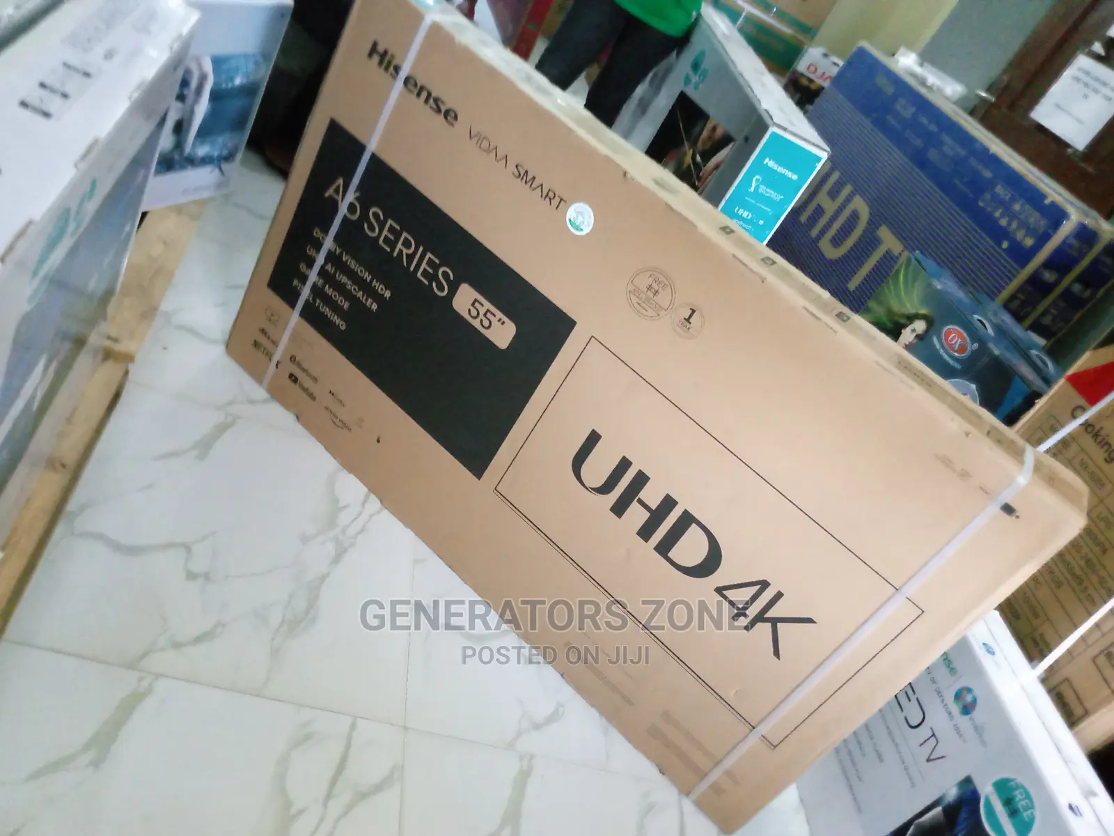 Uhd LED Smart Tv-Hisense 55- 55A6H