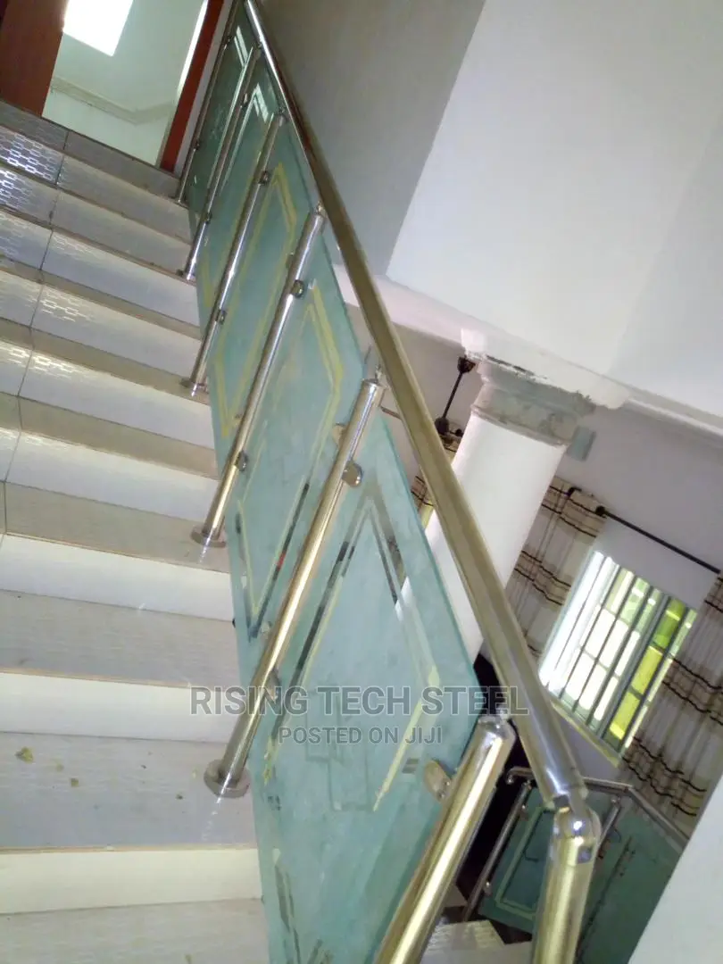Stainless Handrail Staircase Glass Holder