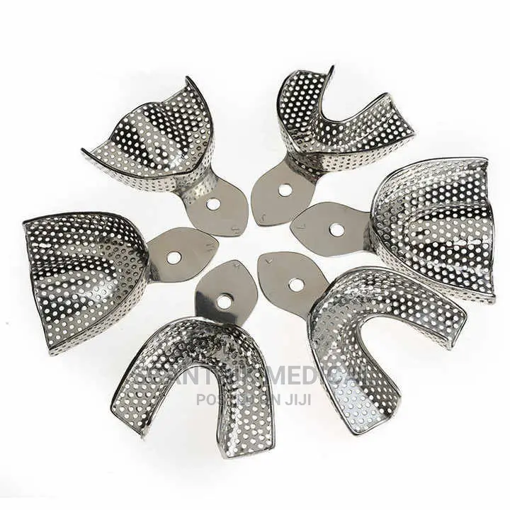 6 Pieces Stainless Steel Teeth Tray