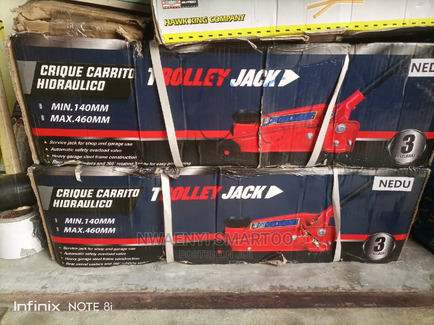 Trolley Car Jack 3ton