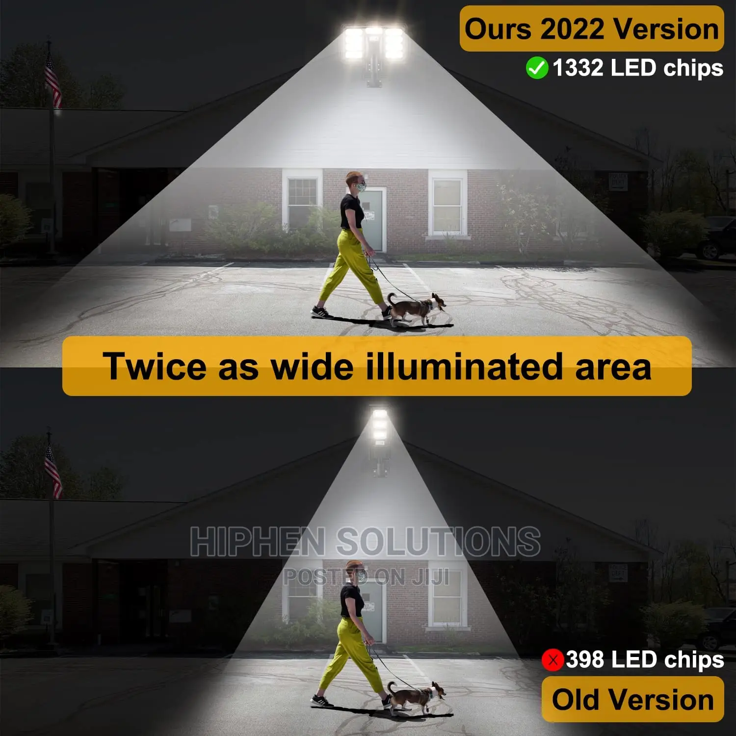 400W Durable Solar Street Flood Light