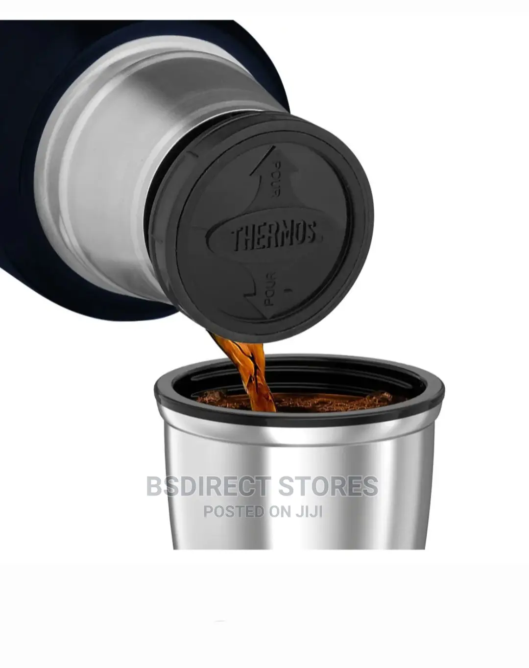 Thermos MIDNIGHT BLUE Stainless Steel King Drink Flask,470ml