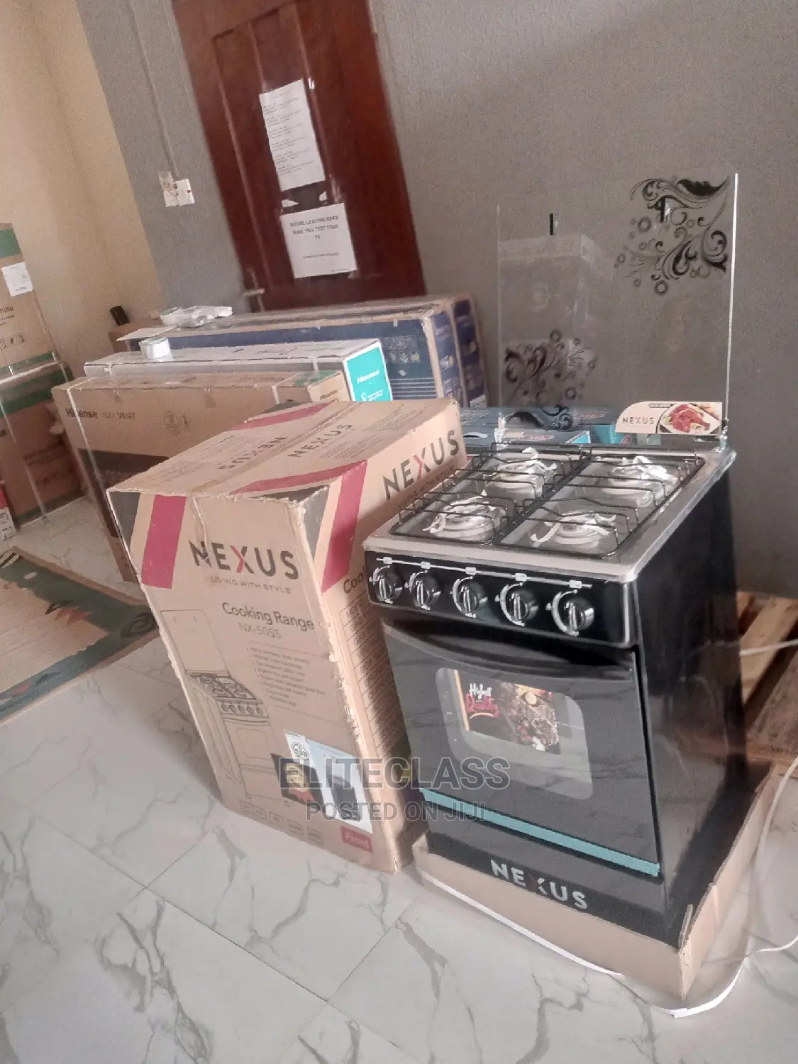 Nexus 4 Gas Burner Cooker With Oven - Nx-5055 - 50x55