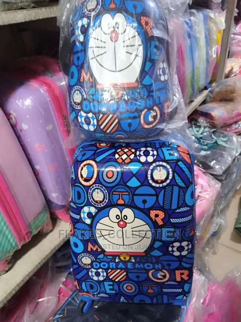 Character Children Luggage Box and School Bag