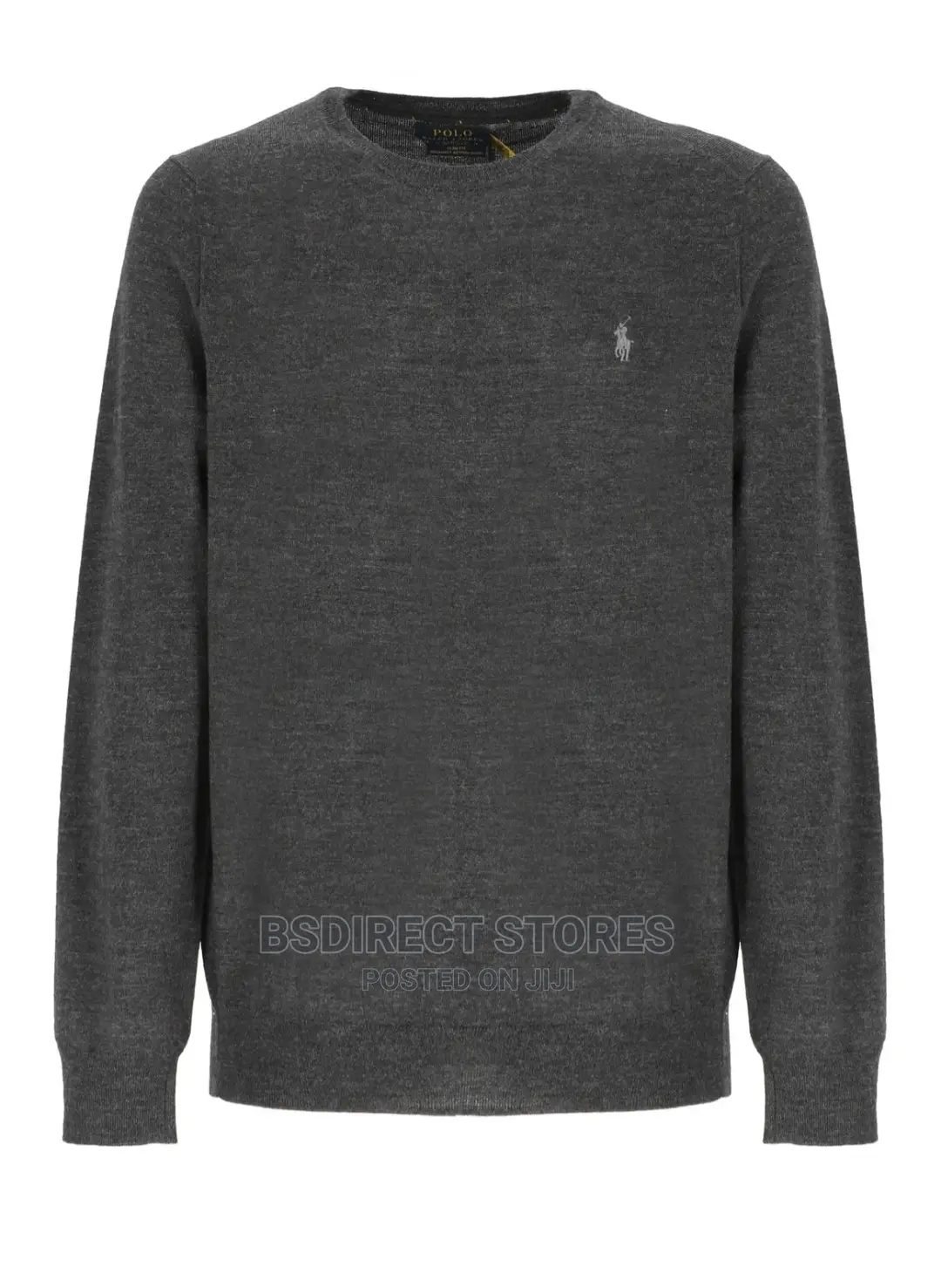 Pony Player Jumper With Embroidered Logo and Crew Neck