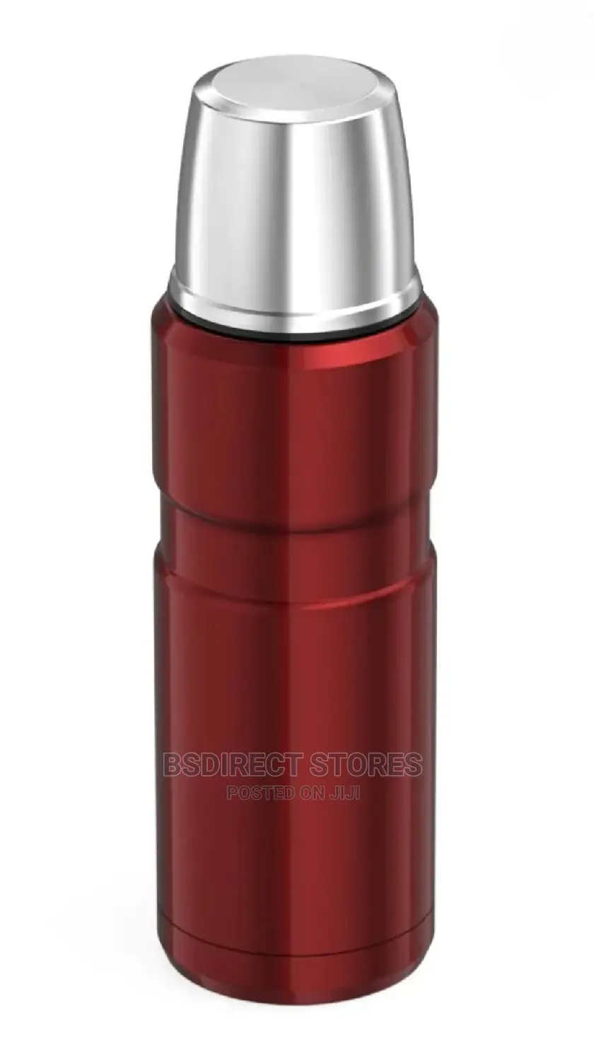Thermos CRANBERRY RED Stainless Steel King Drink Flask,470ml