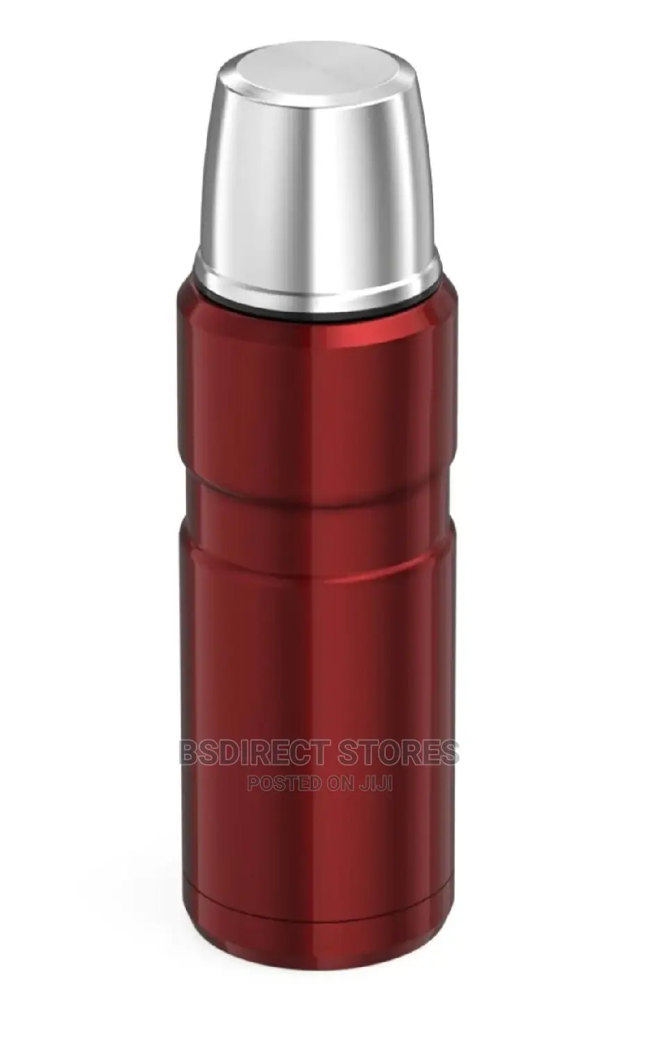 Thermos CRANBERRY RED Stainless Steel King Drink Flask,470ml