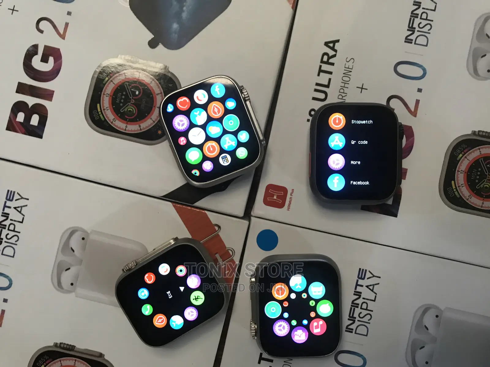 Series 8 Ultra Smartwatch With Dual Strap and Airpod