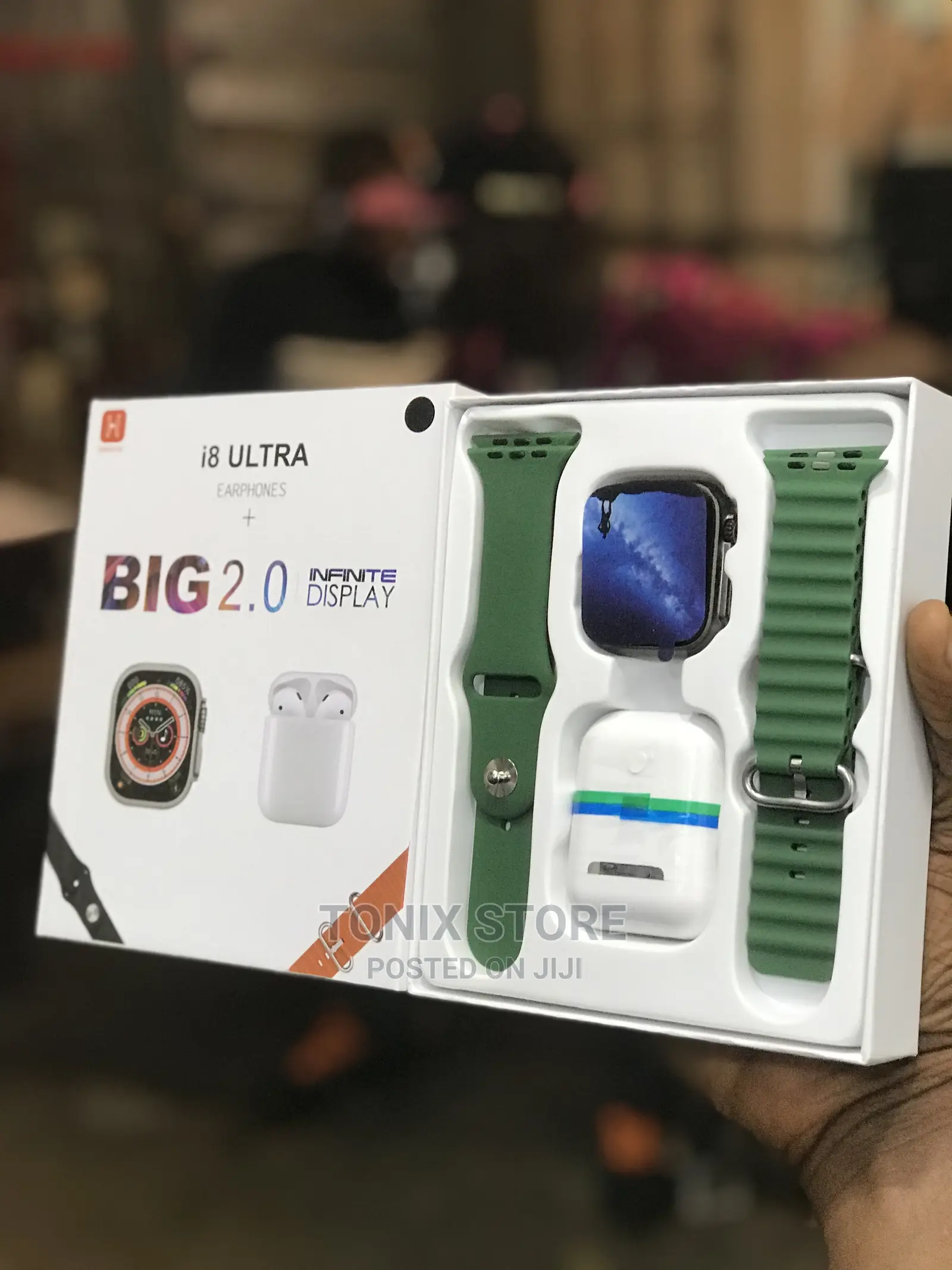 Series 8 Ultra Smartwatch With Dual Strap and Airpod