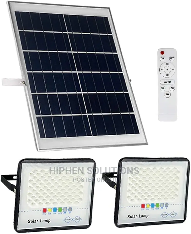 Affordable Solar Foood Street Light 100W