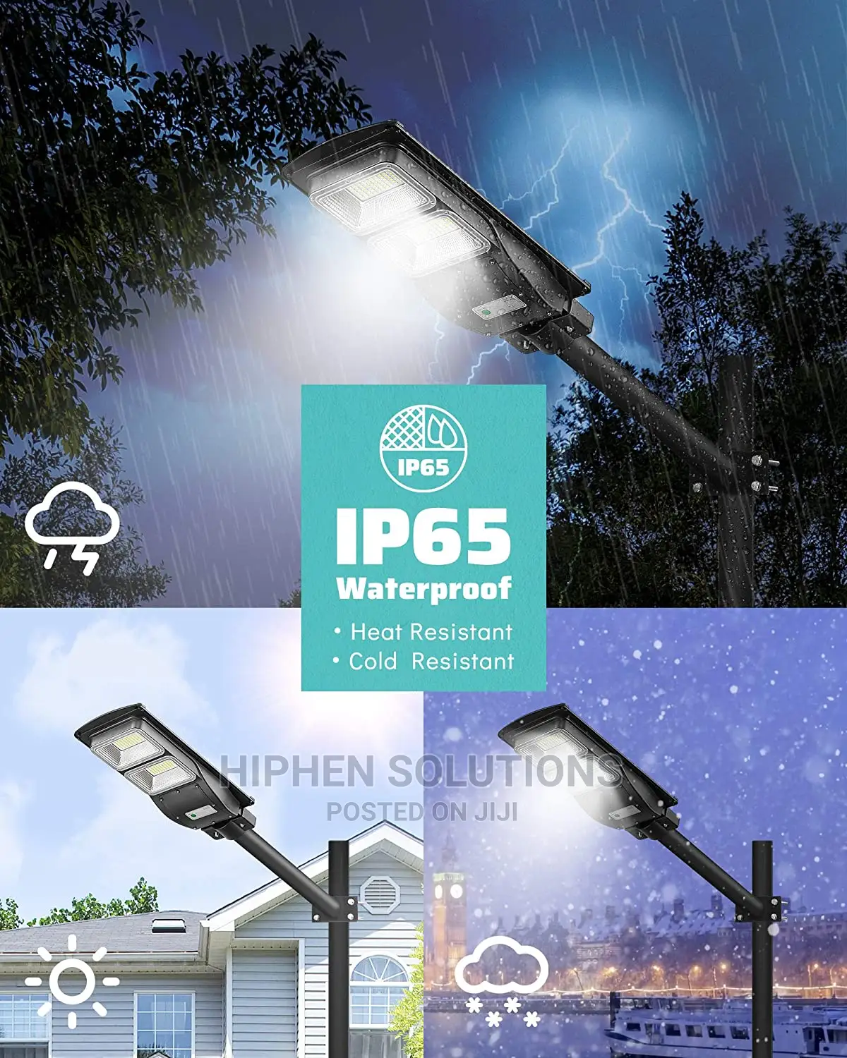 Solar Flood Street Light 100W