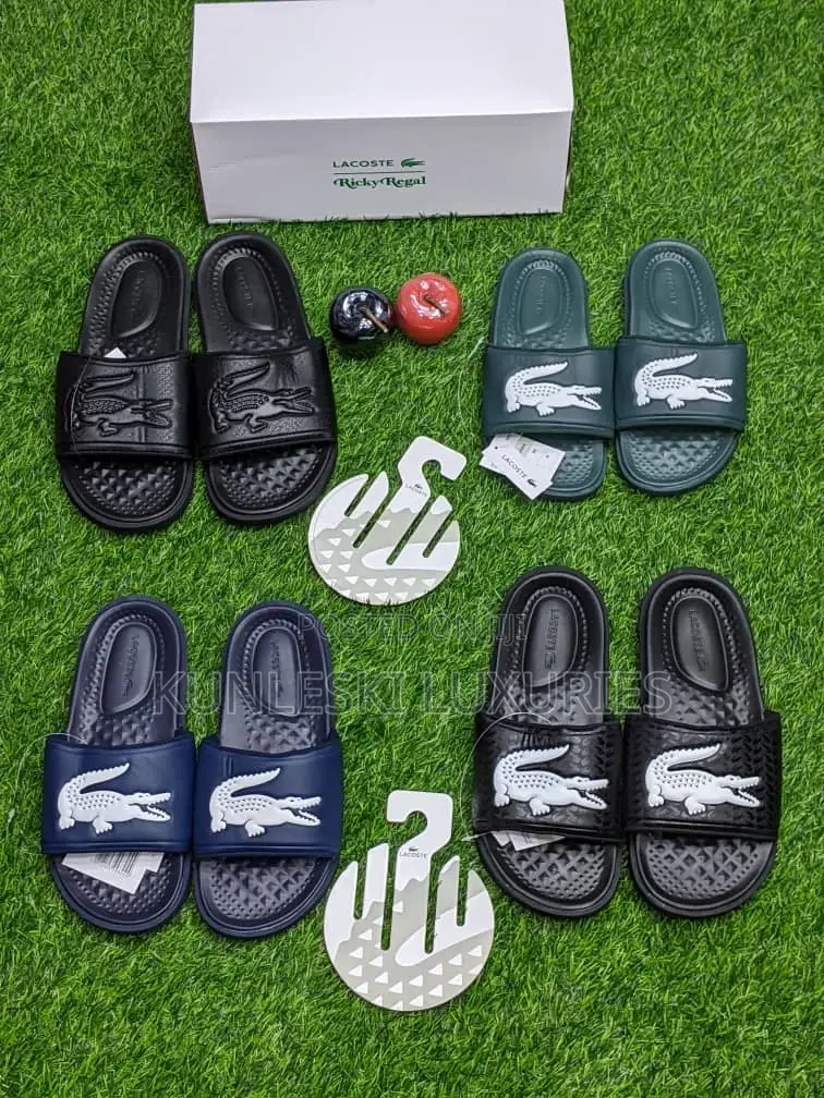 Original Lacoste Slides Collections Available
