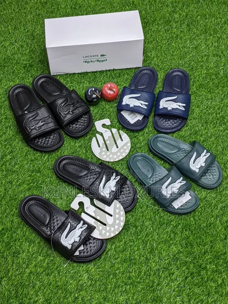 Original Lacoste Slides Collections Available
