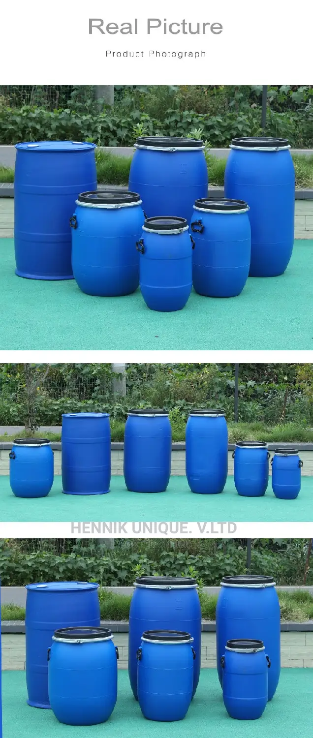 Doddi Chemical Plastic Blue Chemical/Water Drum170liters