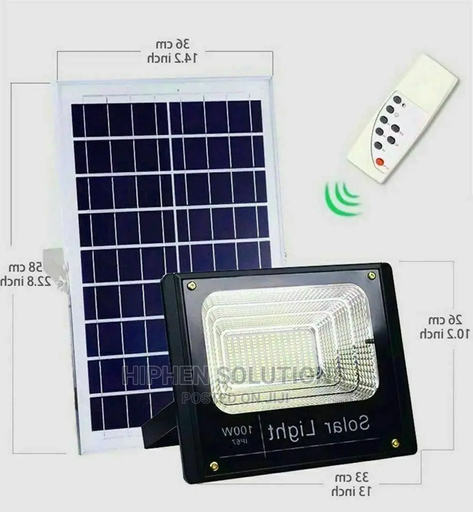 Durable 100W Solar Flood Street Light