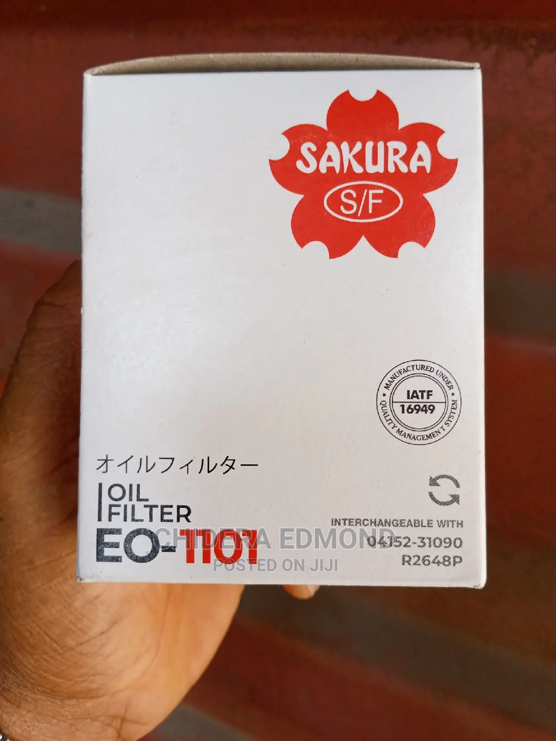 Toyota Oil Filter EO-1101 Sakura, Lexus, Camry Avalon