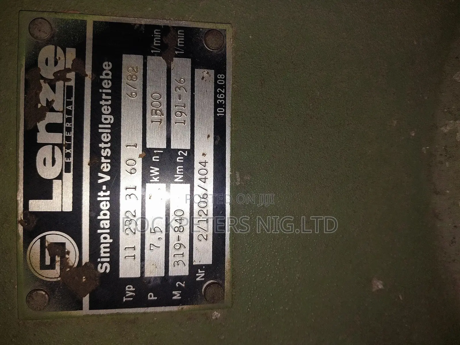 LENZE Simplabelt Verstellgetriebe Electric Motor