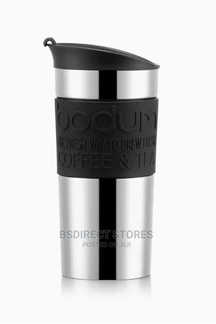 Bodum METAL Screw Lid Vacuum Stylish Travel Mug, 350ML
