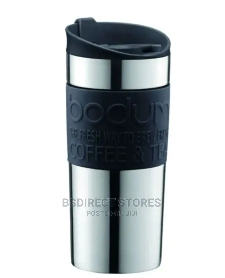Bodum METAL Screw Lid Vacuum Stylish Travel Mug, 350ML