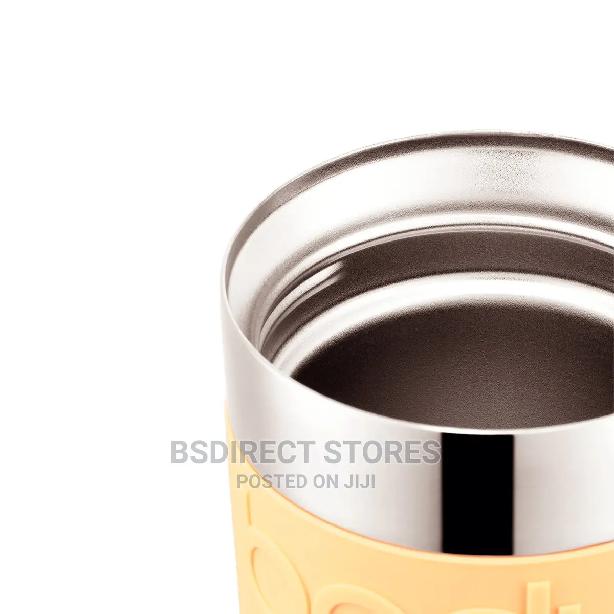 Bodum PASTEL YELLOW Screw Lid Vacuum Travel Mug, 350ML