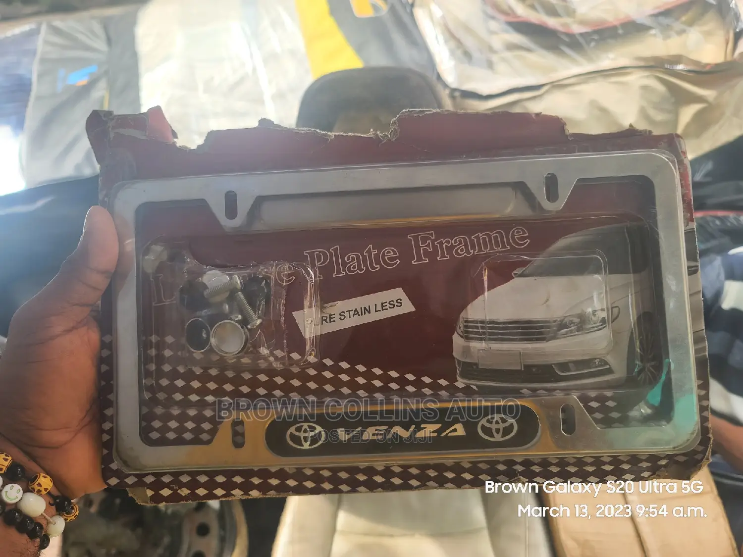 Plate Number Frame Toyota Venza