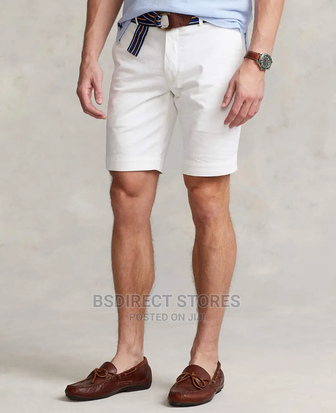 Polo Ralph Lauren WHITE 9 INCH Classic Chino Short Size 36