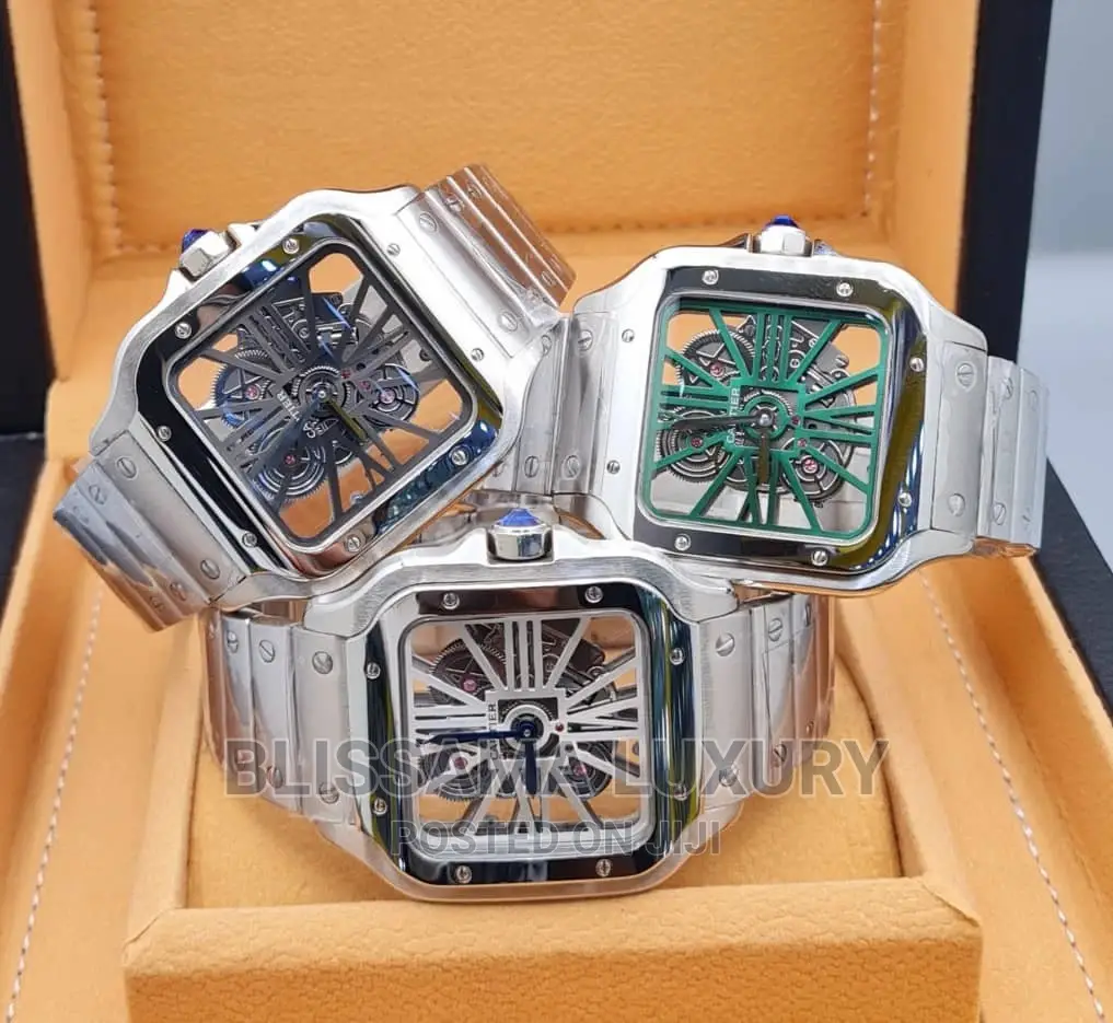 Luxury Cartier Skeleton Wristwatch