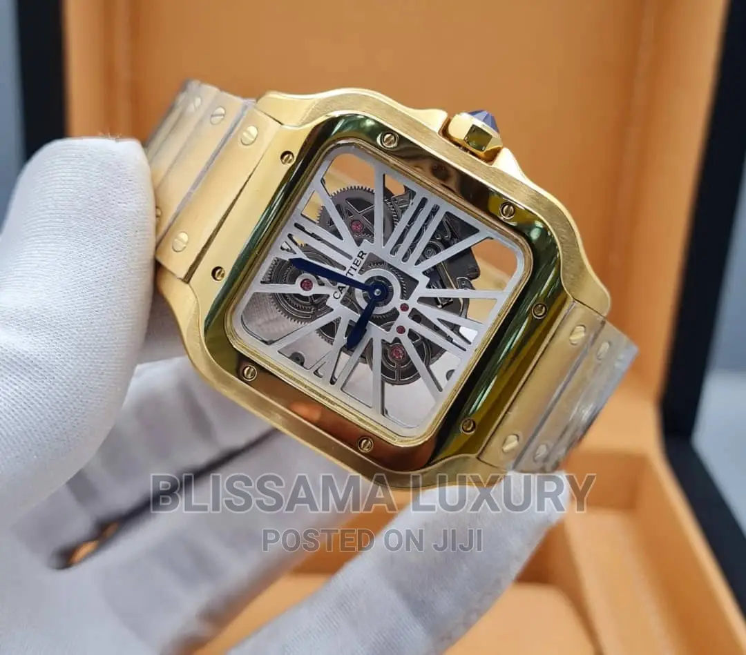 Luxury Cartier Skeleton Wristwatch