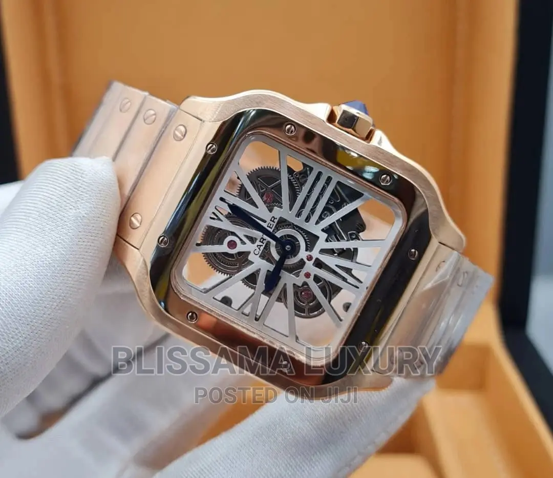 Luxury Cartier Skeleton Wristwatch