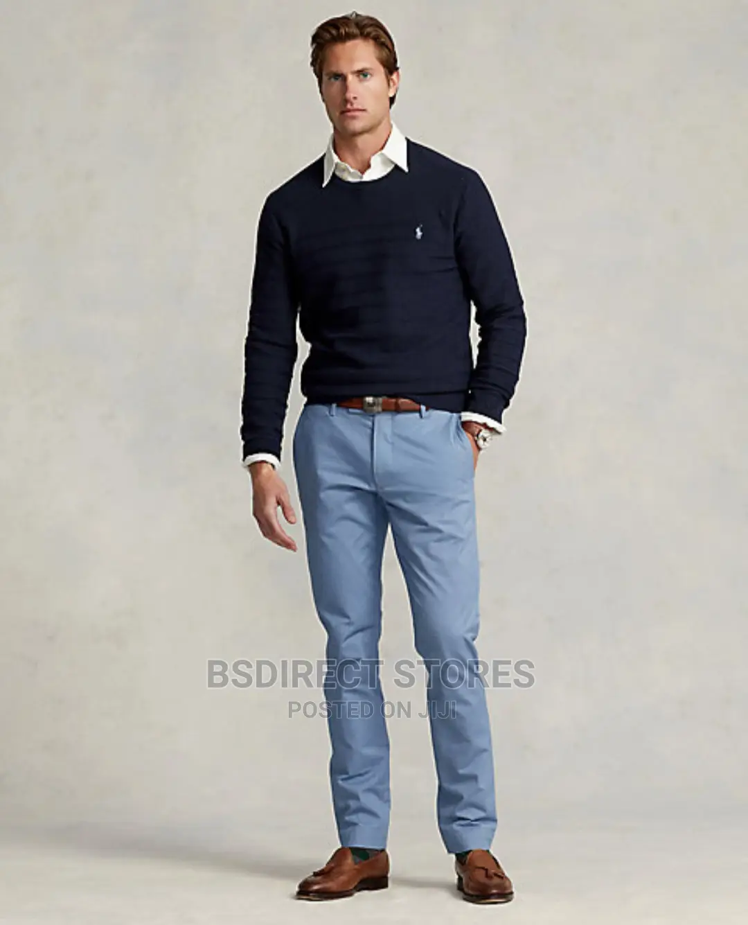 Polo Ralph Lauren CHANNEL BLUE Stretch Slimfit Chino Trouser