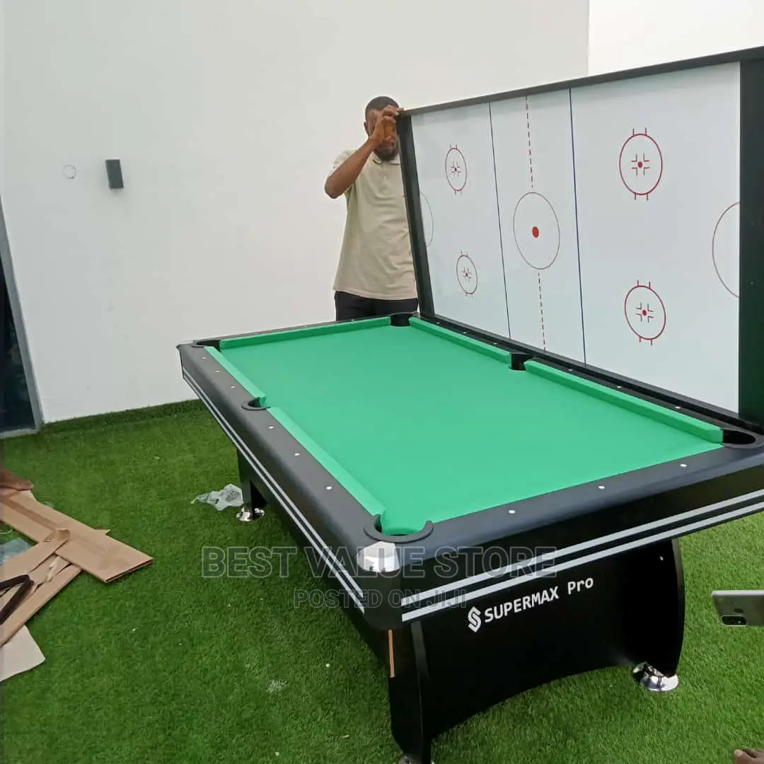 3in1 Snooker Board With All Accessories to Play Each Game