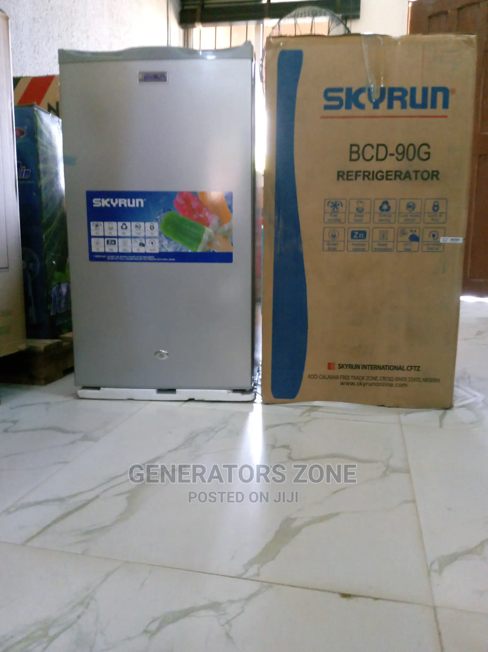 Skyrun 9ol Single Door Refrigerator | BCD-90g ( Low Noise)