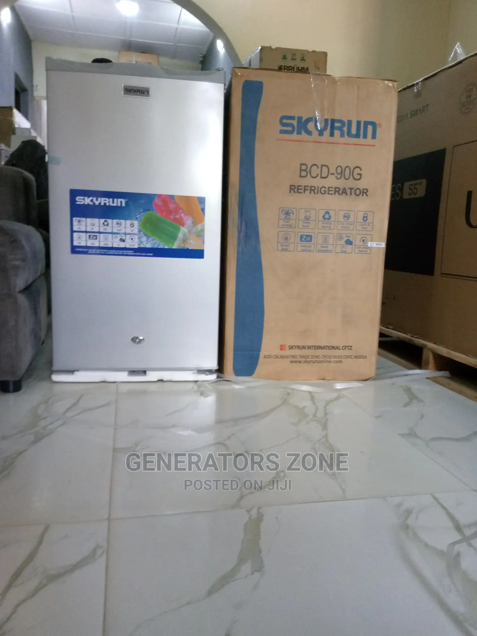 Brand-New Skyrun Top Freezer Refrigerator-90l ( BCD-90g)