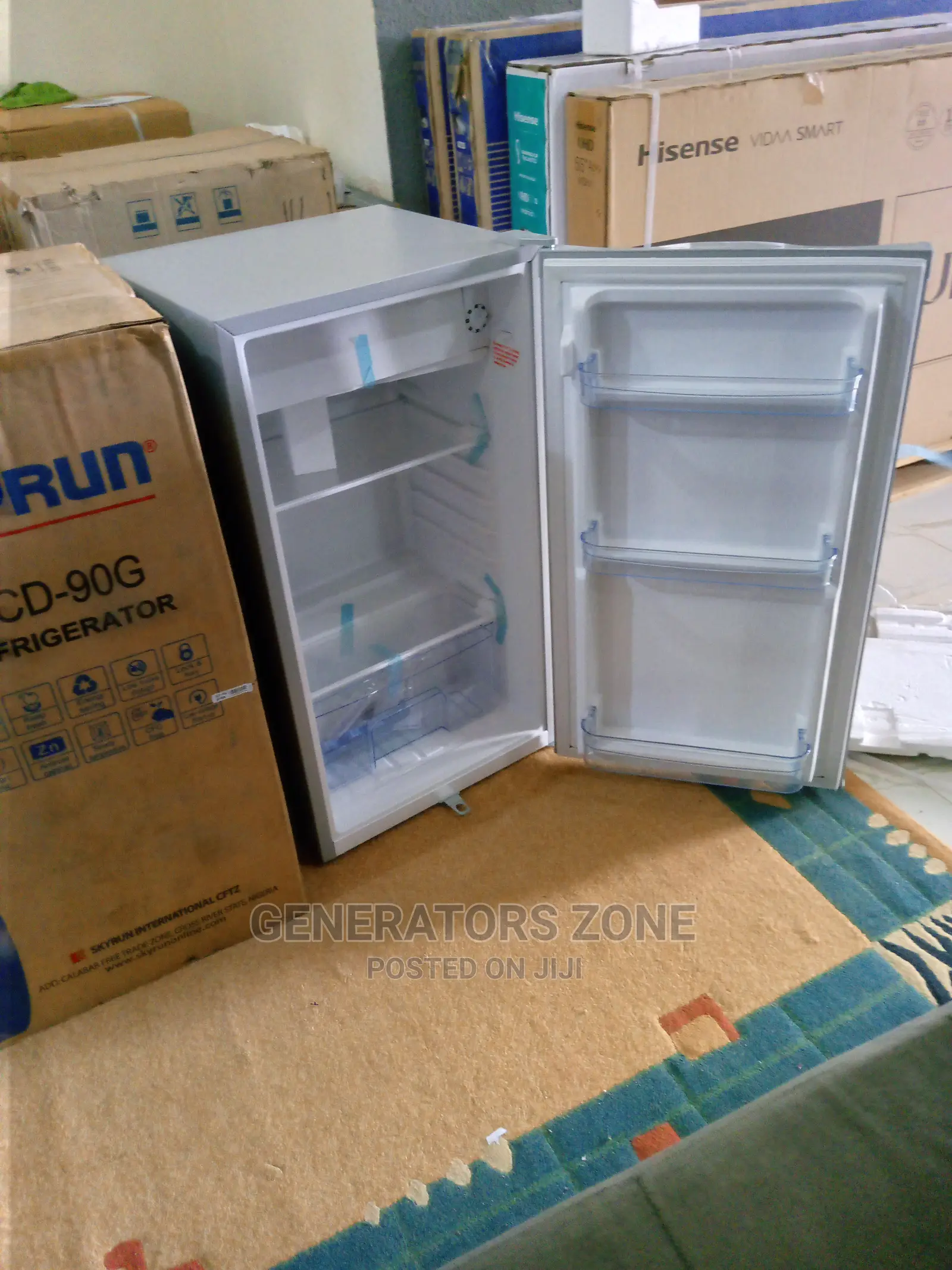 Skyrun 90l Table Top Single Door Refrigerator-BCD-90g