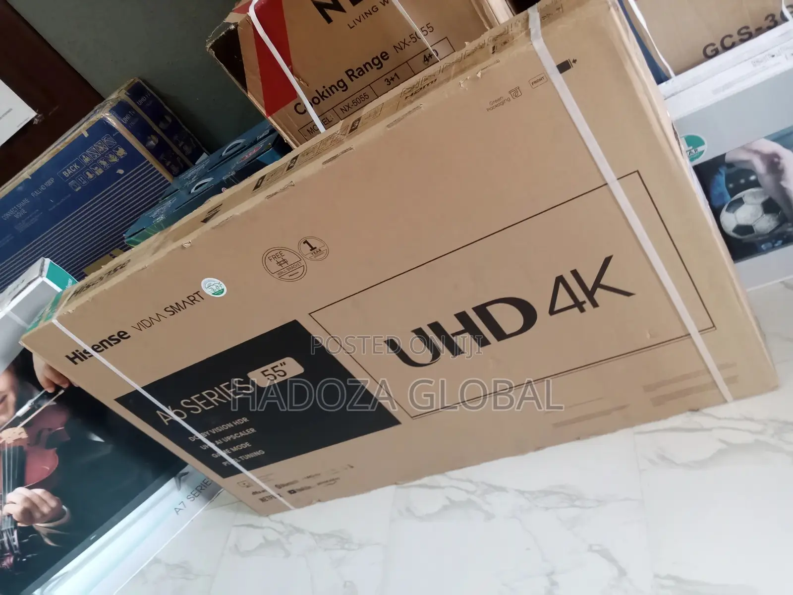 Hisense 55 Smart Vidaa A6 Series With Free Bracket