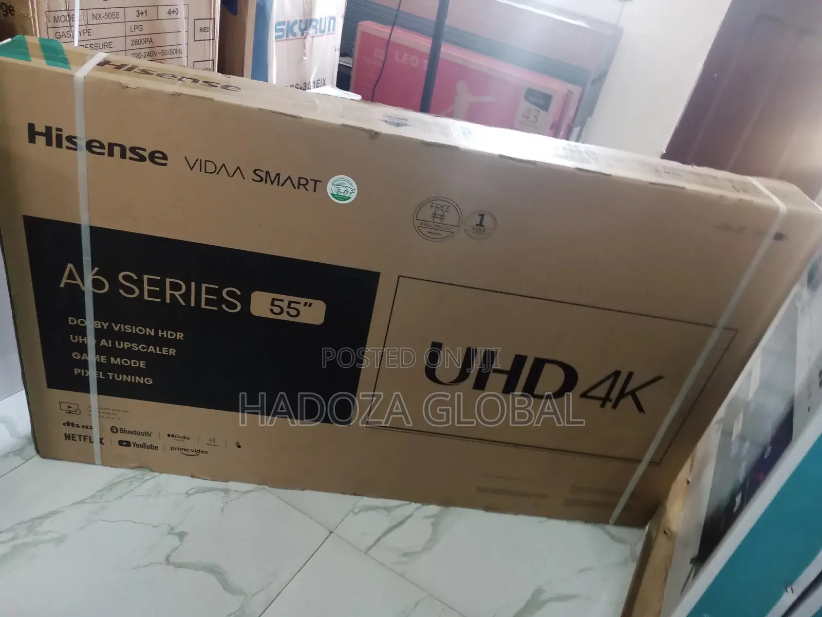 Hisense 55 Smart Vidaa A6 Series With Free Bracket