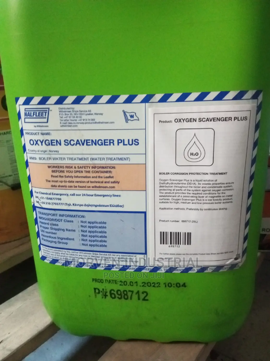 Nelfleet Oxygen Scavenger Plus For Bioler Treatment