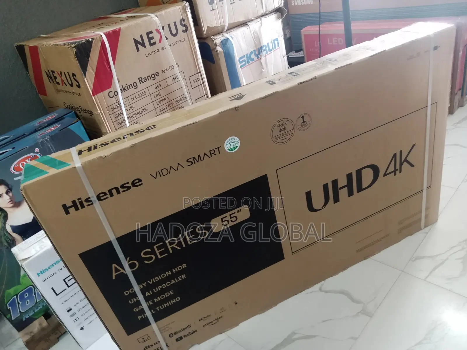 Hisense 55 Smart Tv With Youtube and Free Wall Bracket
