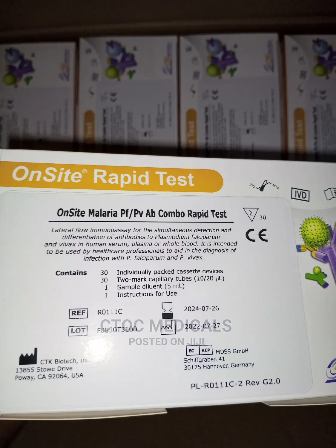 CTK Malaria Test Kit