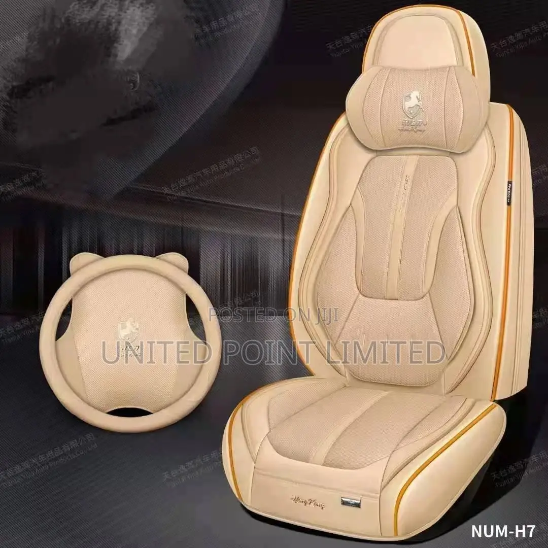 Car Seat Cover Ferrari Milk Color