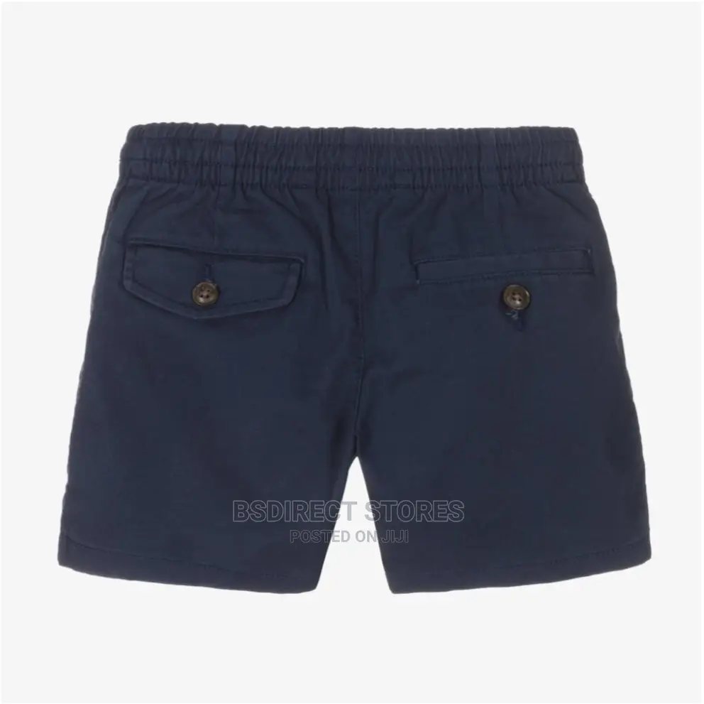 Polo Ralph Lauren Boys Navy Blue Chino Prepster Flex Shorts