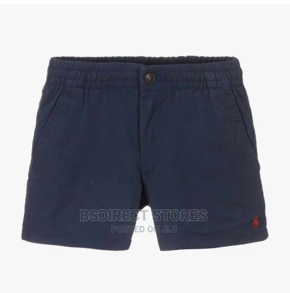 Polo Ralph Lauren Boys Navy Blue Chino Prepster Flex Shorts