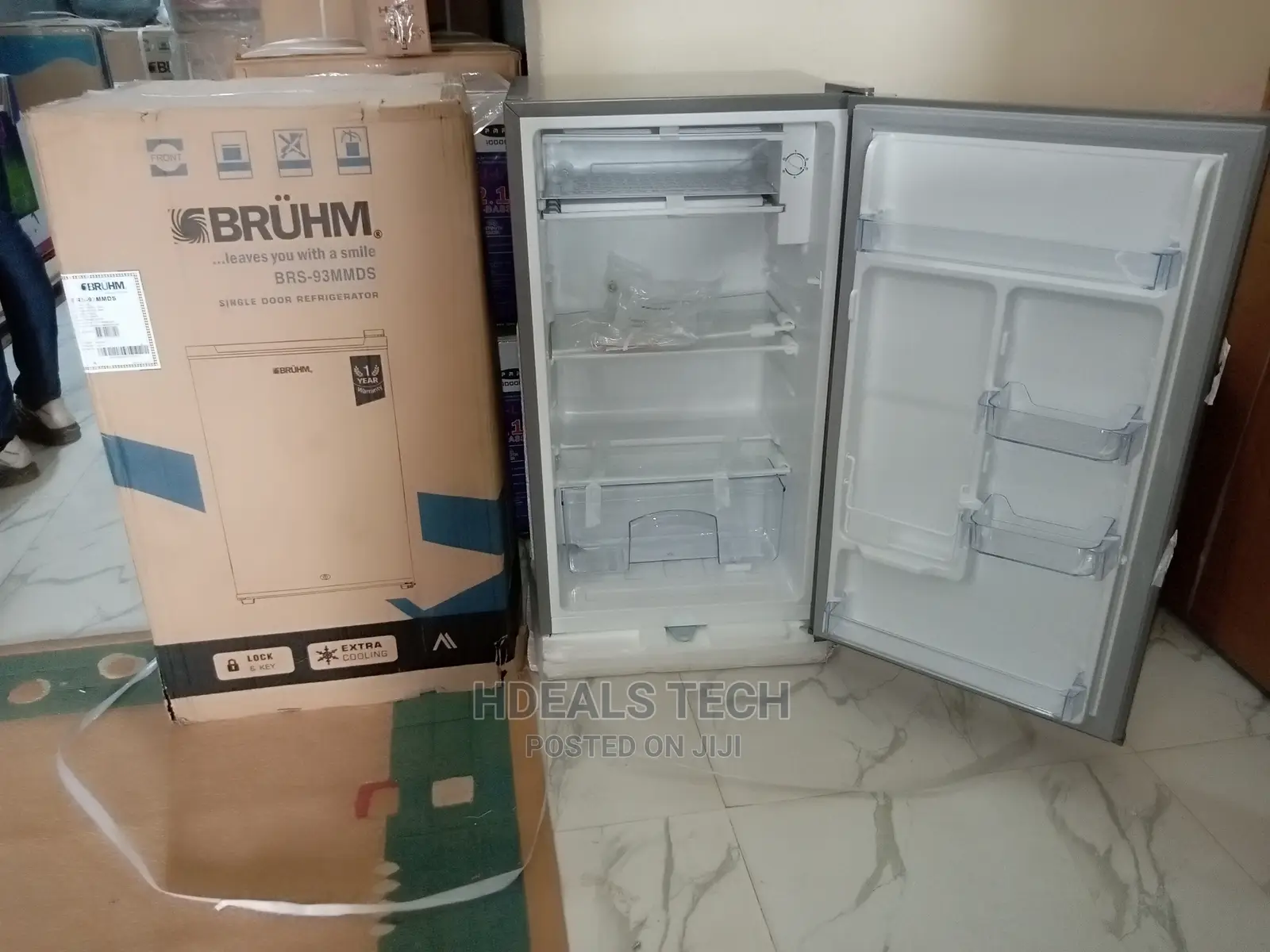Brand New BRUHM Standing Refrigerator [BRS-93MMDS].