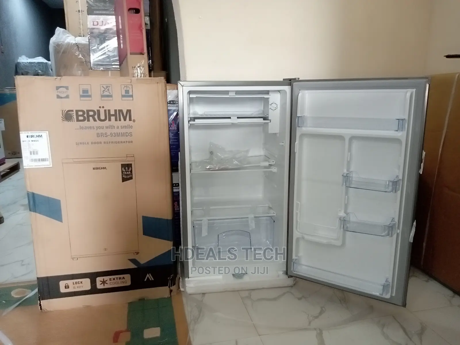 New BRUHM Standing Refrigerator [BRS-93MMDS].