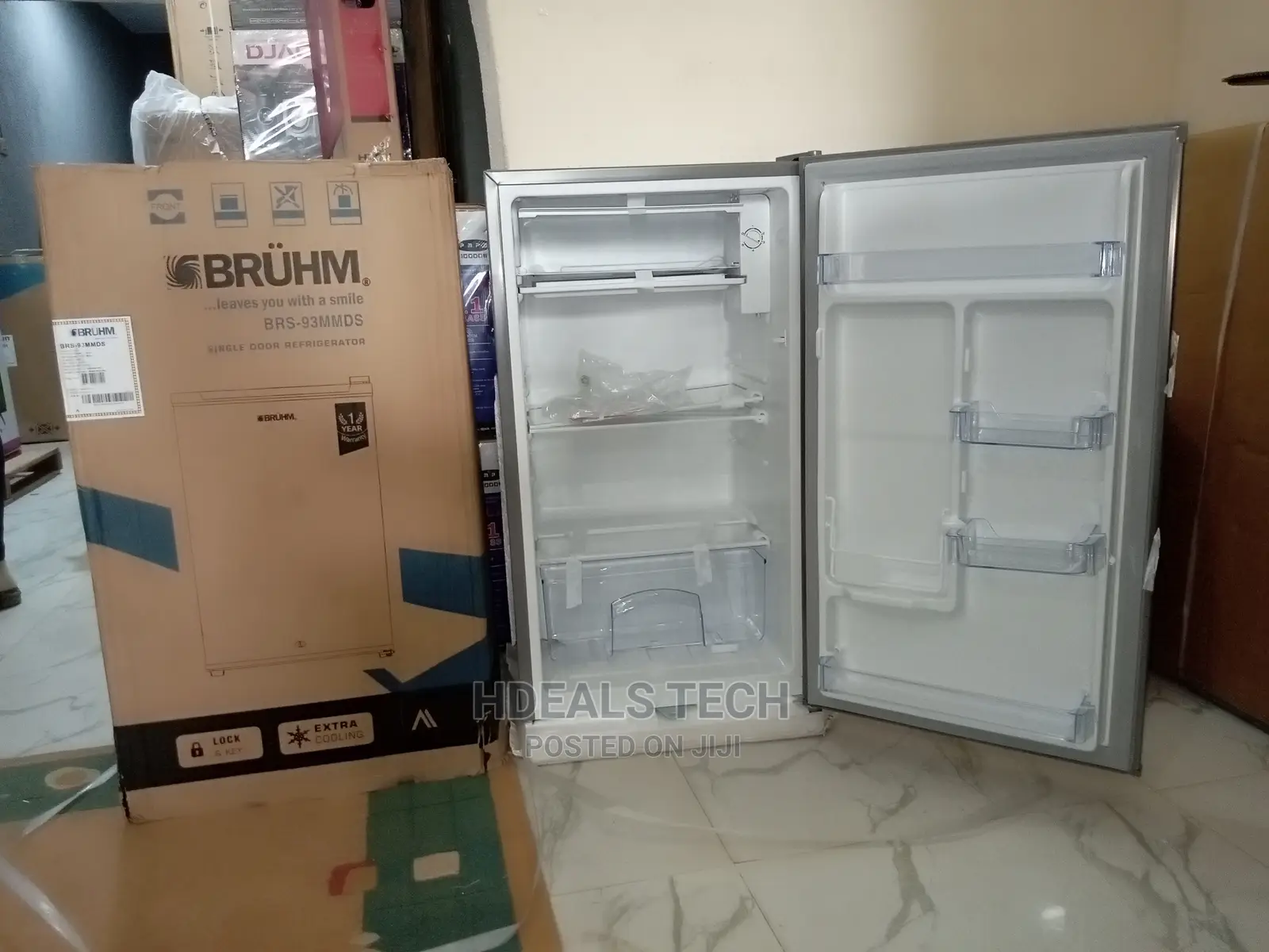 Original BRUHM Standing Refrigerator [BRS-93MMDS].