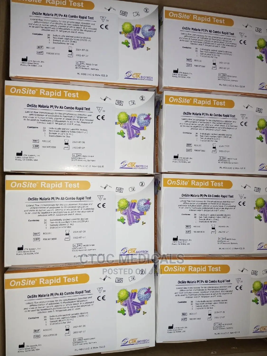 CTK Malaria Test Kit