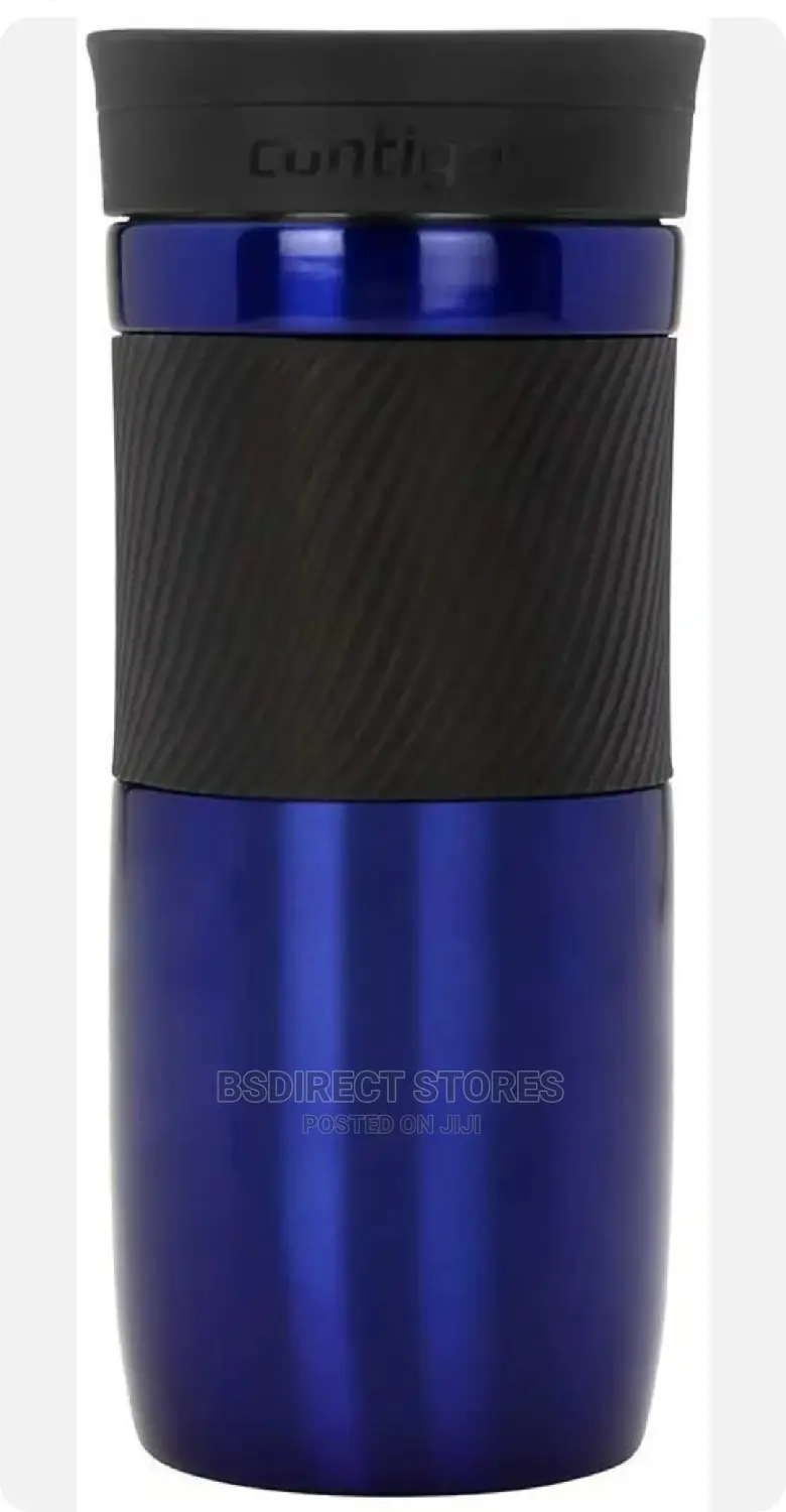 Contigo BLUE Travel Mug Vacuum Insulated Flask, Hot or Cold