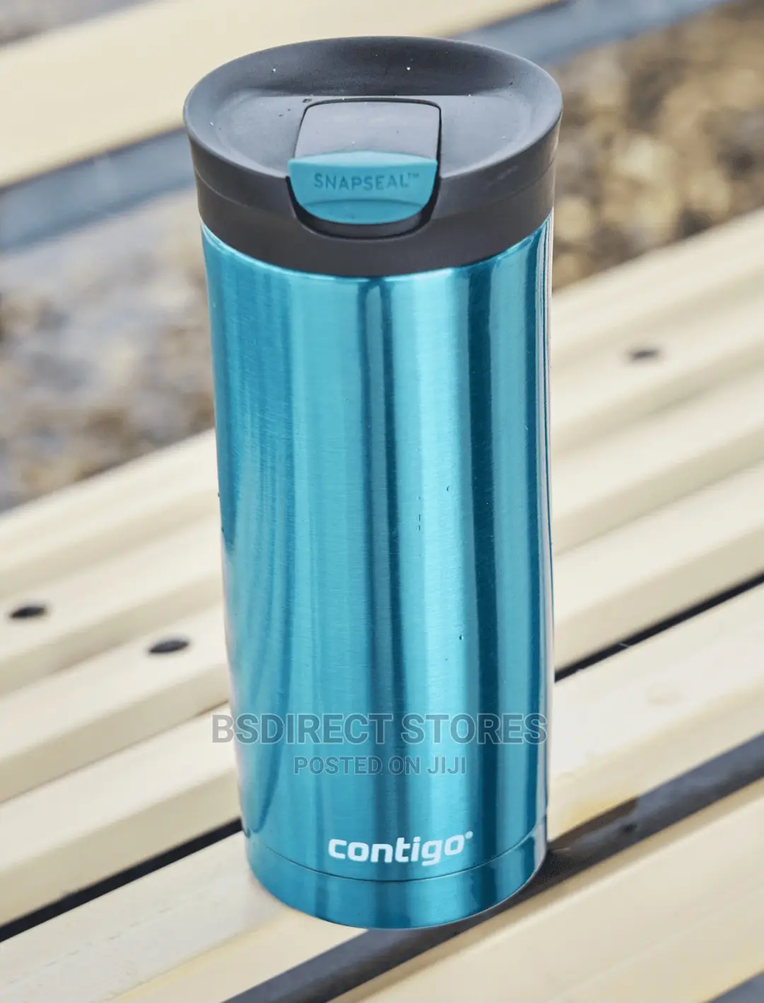 Contigo Huron BISCAY BAY Travel Snapseal Stainless Steel Mug